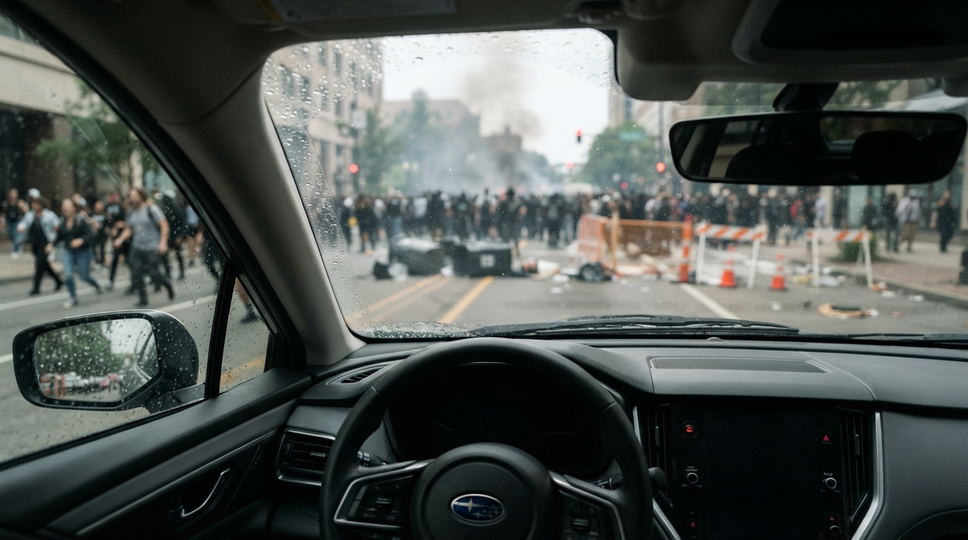 What to Do If You Drive Into Civil Unrest: A 2026 Guide