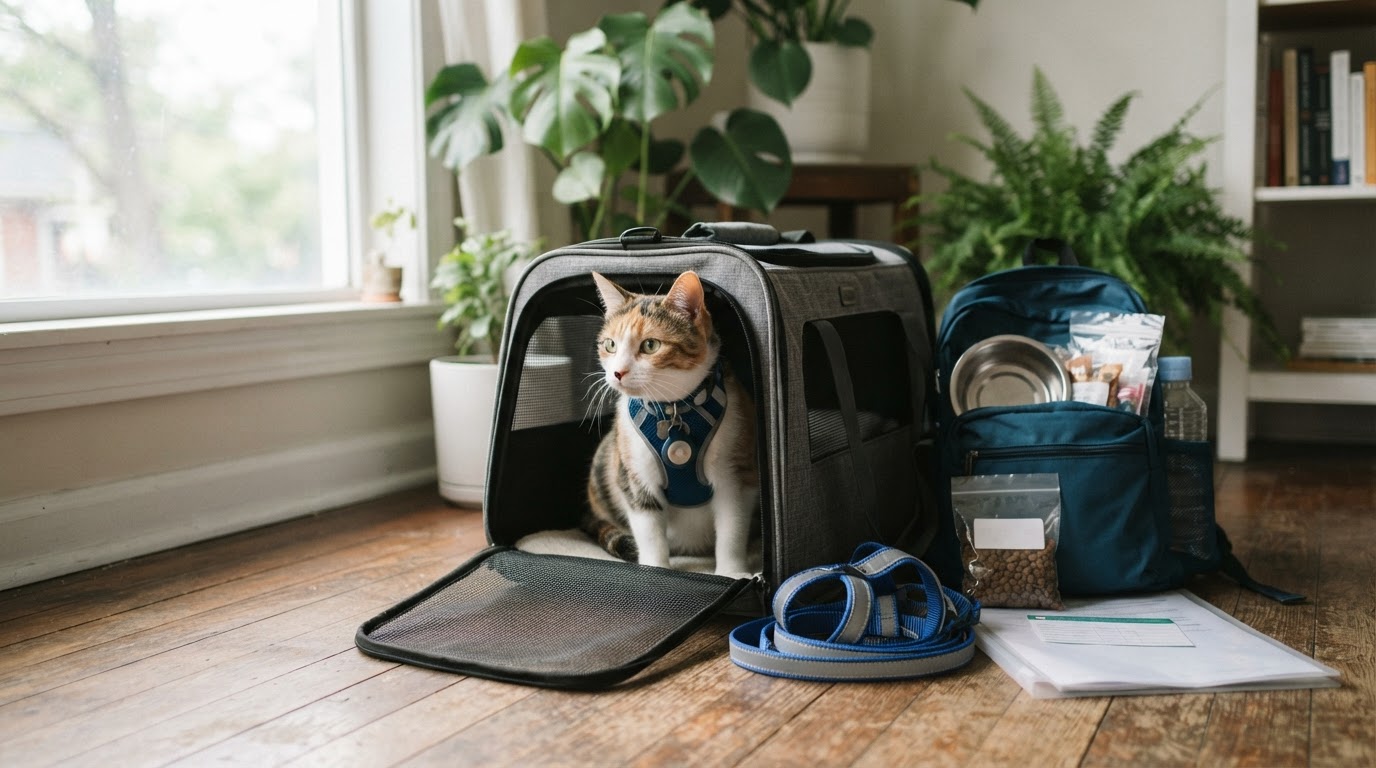 Evacuating with Pets: Carrier, Harness, and the Day-Of Plan (2026)