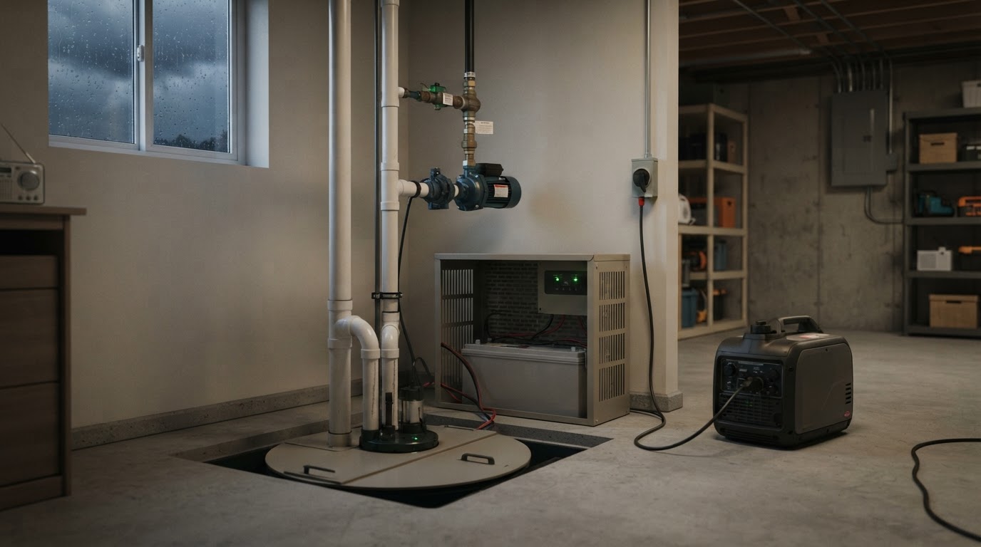 Sump Pump Backup Power: Keep Your Basement Dry in an Outage (2026)